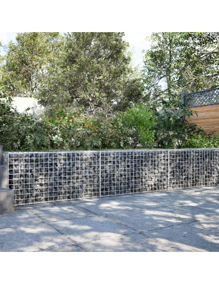 Gabion con Filo da 3,5 mm e Maglia da 5x5 cm 250x10x50 cm