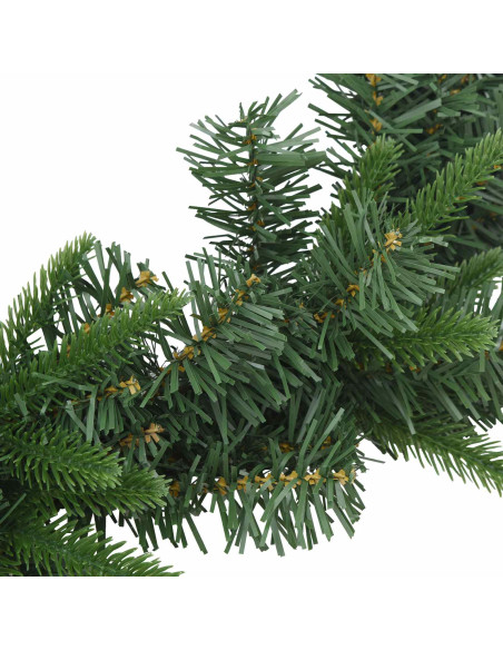 Ghirlanda di Natale Verde Ø 30 cm PVC e PE