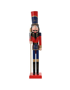 Schiaccianoci di Natale TURKU Rosso e nero 91 cm 2