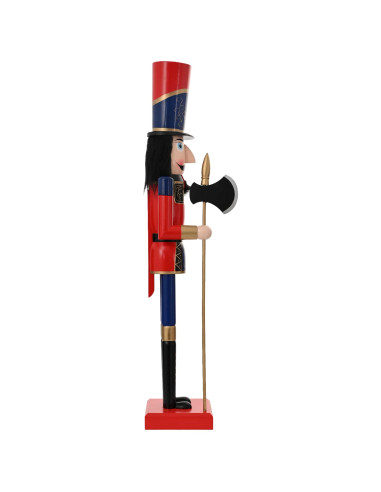 Schiaccianoci di Natale TURKU Rosso e nero 91 cm