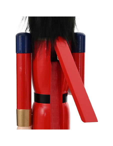 Schiaccianoci di Natale TURKU Rosso e nero 91 cm