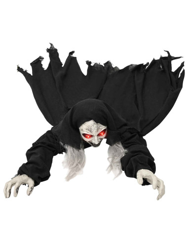 Decorazione di Halloween zombie SPOOKA Nero 41 x 130 x 24 cm