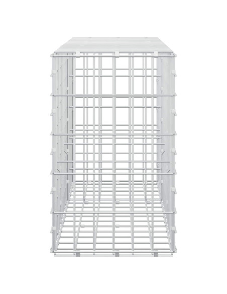 Gabione con Filo da 5 mm e Rete da 5x10 cm 150x30x50 cm