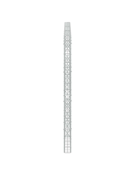 Gabione con Filo da 5 mm e Rete da 5x10 cm 300x10x200 cm
