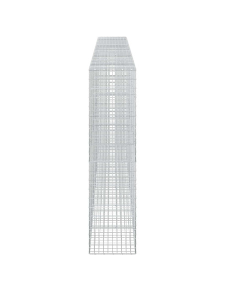 Gabione con Filo da 5 mm e Rete da 5x10 cm 600x50x200 cm
