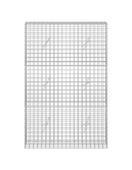 Gabion con Filo da 3,5 mm e Maglia da 5x5 cm 100x20x150 cm