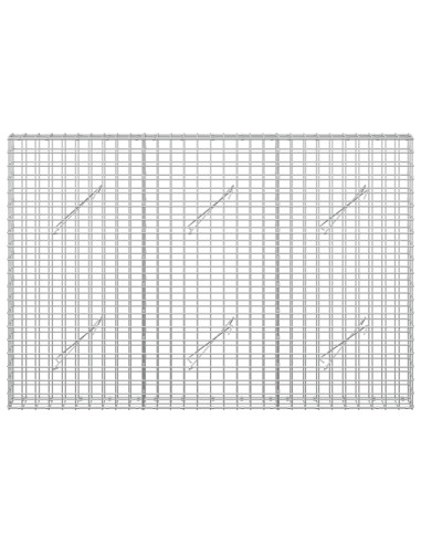 Gabion con Filo da 3,5 mm e Maglia da 5x5 cm 150x10x100 cm