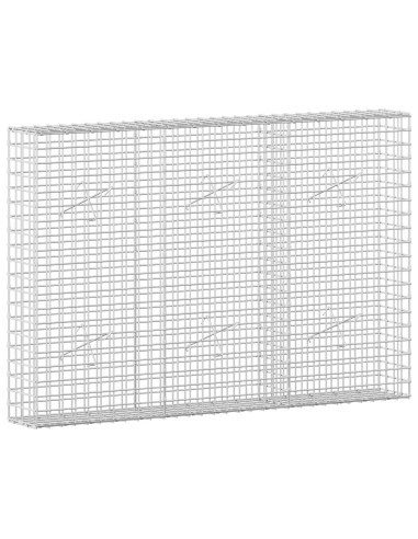 Gabion con Filo da 3,5 mm e Maglia da 5x5 cm 150x20x100 cm