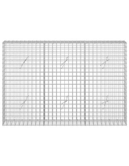 Gabion con Filo da 3,5 mm e Maglia da 5x5 cm 150x20x100 cm