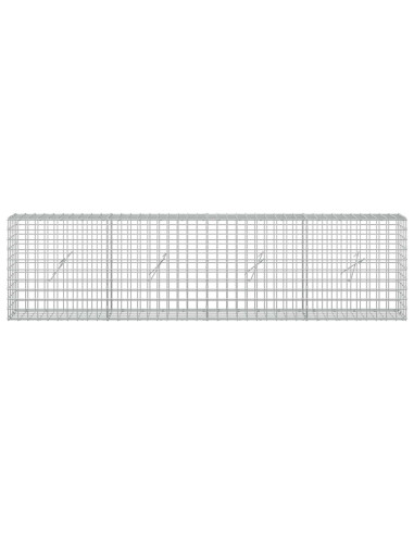 Gabion con Filo da 3,5 mm e Maglia da 5x5 cm 200x20x50 cm