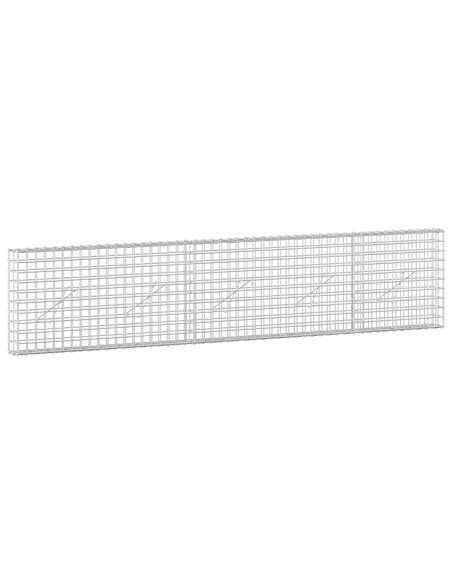 Gabion con Filo da 3,5 mm e Maglia da 5x5 cm 250x10x50 cm