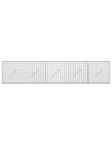 Gabion con Filo da 3,5 mm e Maglia da 5x5 cm 250x10x50 cm