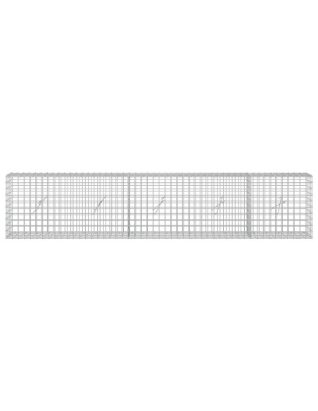 Gabion con Filo da 3,5 mm e Maglia da 5x5 cm 250x20x50 cm