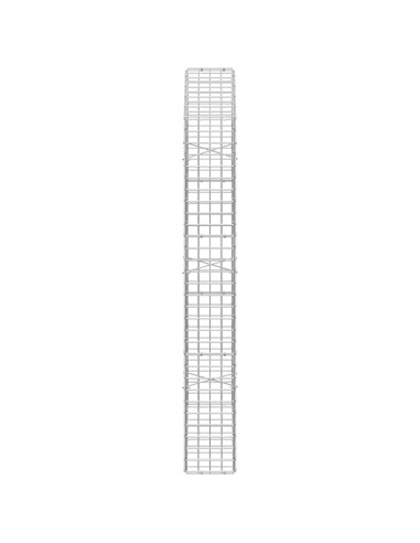 Gabion con Filo da 3,5 mm e Maglia da 5x5 cm 50x20x150 cm