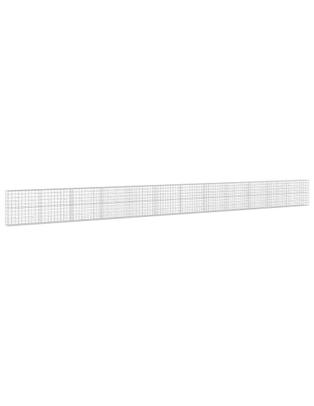Gabione con Filo da 3,5 mm e Rete da 10x10 cm 1200x30x100 cm