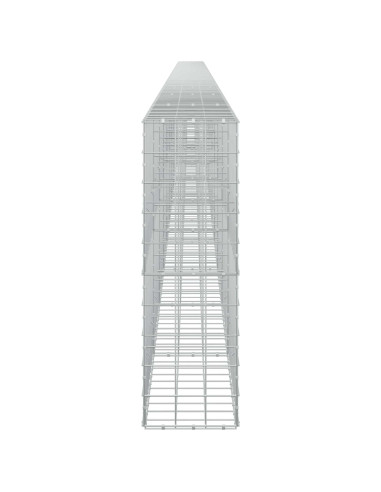 Gabione con Filo da 3,5 mm e Rete da 10x10 cm 1200x30x100 cm