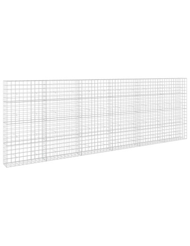 Gabione con Filo da 3,5 mm e Rete da 10x10 cm 600x30x200 cm