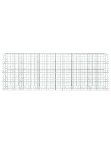 Gabione con Filo da 3,5 mm e Rete da 10x10 cm 600x30x200 cm