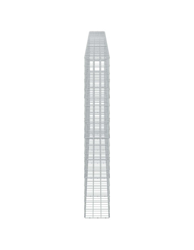 Gabione con Filo da 3,5 mm e Rete da 10x10 cm 600x30x200 cm