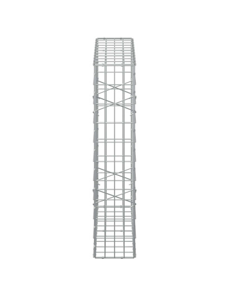 Gabione con Filo da 3,5 mm e Rete da 5x10 cm 100x20x100 cm