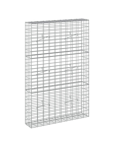 Gabione con Filo da 3,5 mm e Rete da 5x10 cm 100x20x150 cm