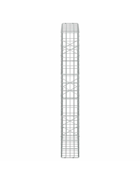 Gabione con Filo da 3,5 mm e Rete da 5x10 cm 100x20x150 cm