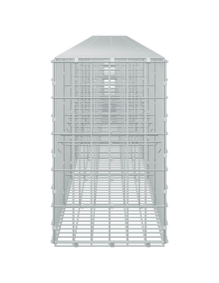 Gabione con Filo da 3,5 mm e Rete da 5x10 cm 1050x30x50 cm