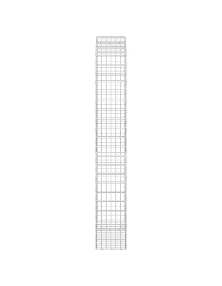 Gabione con Filo da 3,5 mm e Rete da 5x10 cm 150x30x200 cm