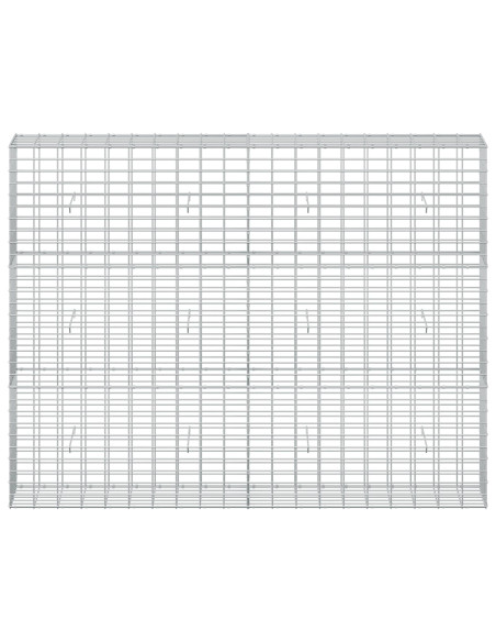 Gabione con Filo da 3,5 mm e Rete da 5x10 cm 200x30x150 cm