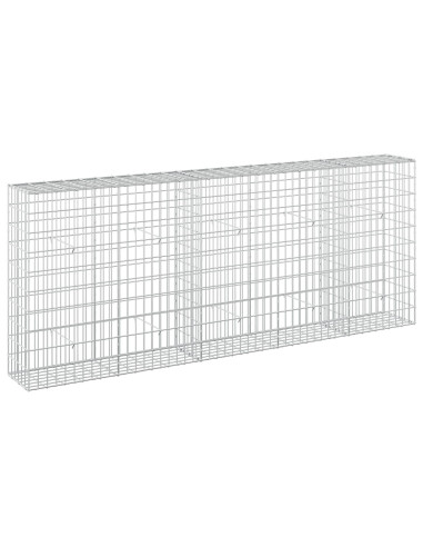 Gabione con Filo da 3,5 mm e Rete da 5x10 cm 250x30x100 cm