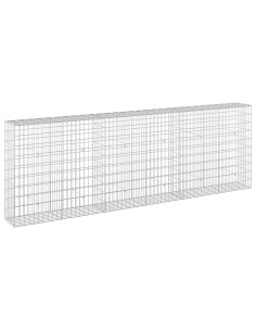 Gabione con Filo da 3,5 mm e Rete da 5x10 cm 300x30x100 cm 2
