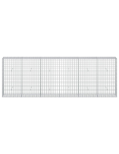 Gabione con Filo da 3,5 mm e Rete da 5x10 cm 300x30x100 cm
