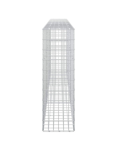 Gabione con Filo da 3,5 mm e Rete da 5x10 cm 300x30x100 cm