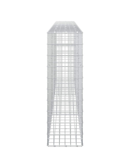 Gabione con Filo da 3,5 mm e Rete da 5x10 cm 300x30x100 cm