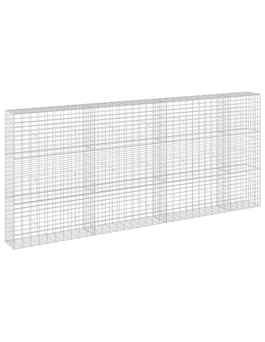 Gabione con Filo da 3,5 mm e Rete da 5x10 cm 350x30x150 cm