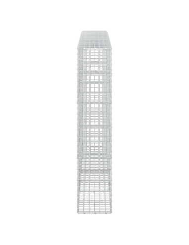 Gabione con Filo da 3,5 mm e Rete da 5x10 cm 350x30x150 cm