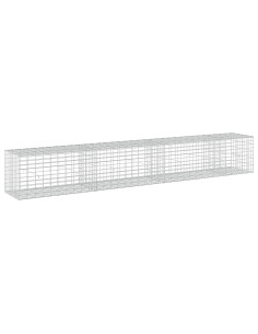 Gabione con Filo da 3,5 mm e Rete da 5x10 cm 350x50x50 cm 2