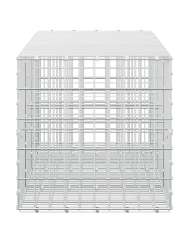 Gabione con Filo da 3,5 mm e Rete da 5x10 cm 350x50x50 cm
