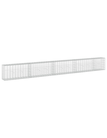 Gabione con Filo da 3,5 mm e Rete da 5x10 cm 450x30x50 cm