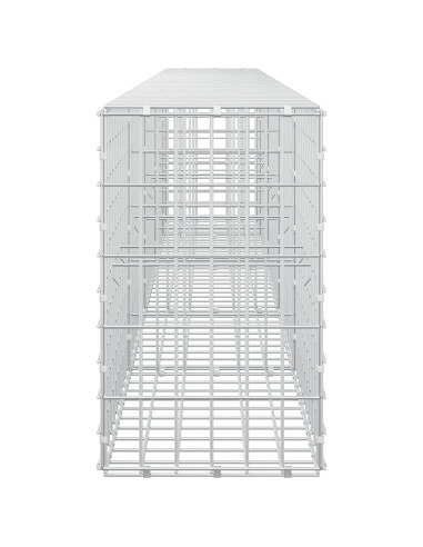 Gabione con Filo da 3,5 mm e Rete da 5x10 cm 450x30x50 cm