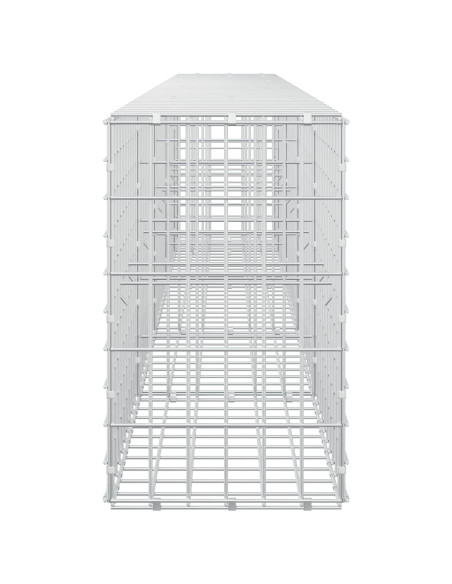 Gabione con Filo da 3,5 mm e Rete da 5x10 cm 450x30x50 cm