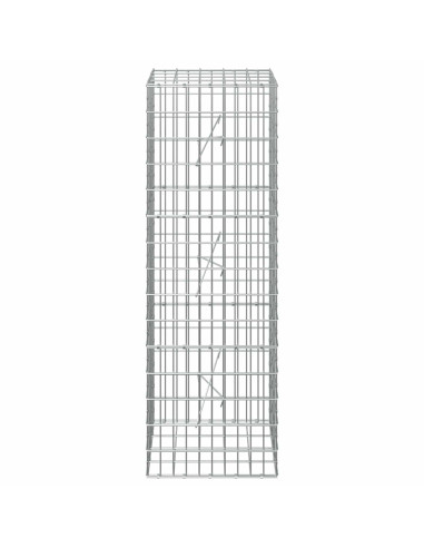 Gabione con Filo da 3,5 mm e Rete da 5x10 cm 50x20x150 cm