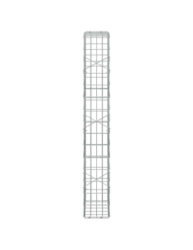 Gabione con Filo da 3,5 mm e Rete da 5x10 cm 50x20x150 cm