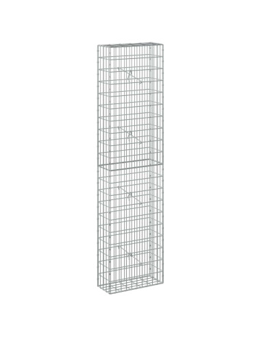 Gabione con Filo da 3,5 mm e Rete da 5x10 cm 50x20x200 cm