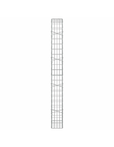 Gabione con Filo da 3,5 mm e Rete da 5x10 cm 50x20x200 cm