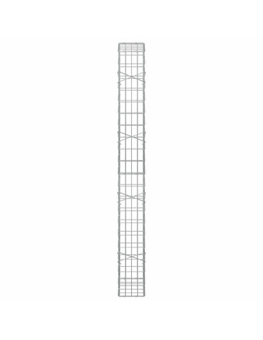 Gabione con Filo da 3,5 mm e Rete da 5x10 cm 50x20x200 cm