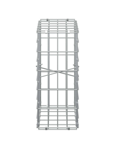 Gabione con Filo da 3,5 mm e Rete da 5x10 cm 50x20x50 cm