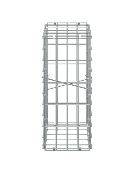 Gabione con Filo da 3,5 mm e Rete da 5x10 cm 50x20x50 cm
