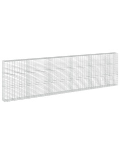 Gabione con Filo da 3,5 mm e Rete da 5x10 cm 550x30x150 cm 2
