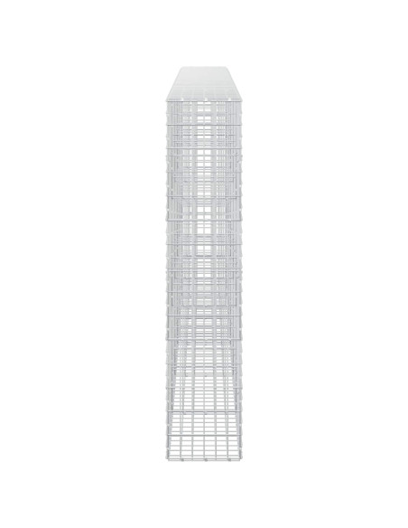 Gabione con Filo da 3,5 mm e Rete da 5x10 cm 550x30x150 cm